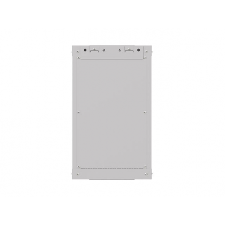 Lanberg WF11 Series - Rack cabinet - 300 x 300, with glass door, flat pack - wall mountable - grey, RAL 7035 - 9U - 10" - 9