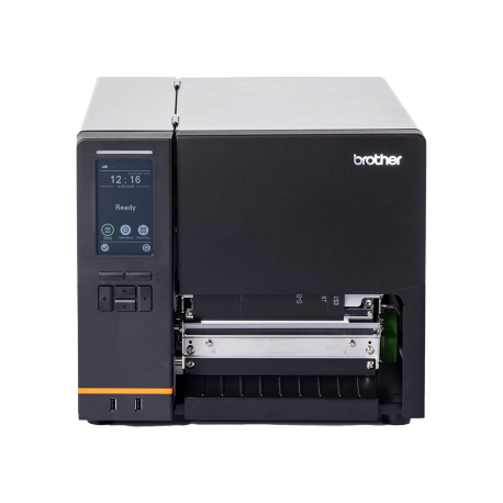 Brother TJ-6521TN - Label printer - direct thermal  /  thermal transfer - Roll (17.27 cm) - 300 dpi - up to 254 mm / sec - serial, USB 2.0, USB host, LAN - 0