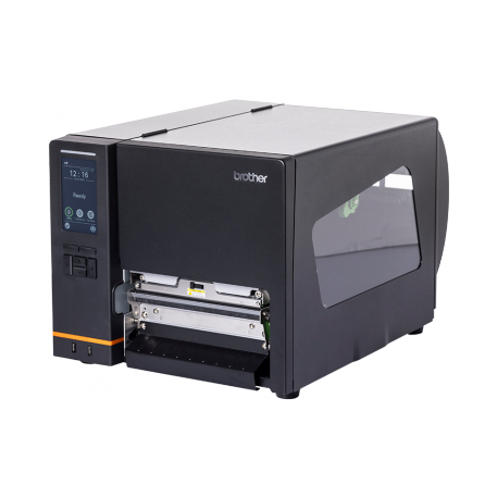 Brother TJ-6521TN - Label printer - direct thermal  /  thermal transfer - Roll (17.27 cm) - 300 dpi - up to 254 mm / sec - serial, USB 2.0, USB host, LAN - 1