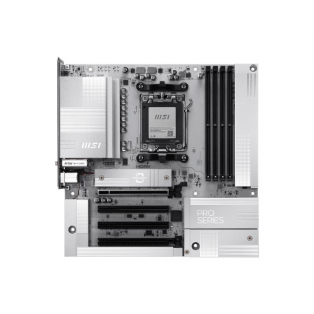 MSI PRO B850M-A WIFI PZ - Motherboard - micro ATX - Socket AM5 - AMD B850 Chipset - USB 3.2 Gen 2, USB-C 3.2 Gen2, USB 3.2 Gen 1 - 5 Gigabit Ethernet, Wi-Fi 7, Bluetooth - onboard graphics (CPU required) - HD Audio (8-channel) - 0
