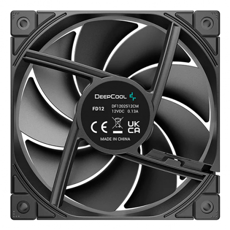 Deepcool FD12 - Case fan - 120 mm - black - 2