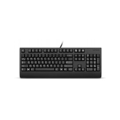 Lenovo Preferred Pro II - Keyboard - full size - USB - Lithuanian - black - brown box - 0