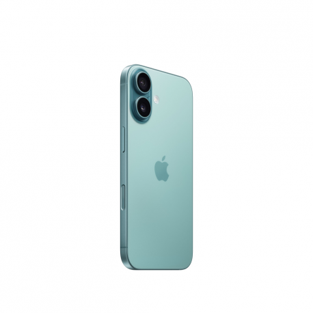Apple iPhone 16 - 5G smartphone - dual-SIM  /  Internal Memory 128 GB - OLED display - 6.1" - 2556 x 1179 pixels - 2x rear cameras 48 MP, 12 MP - front camera 12 MP - teal - 1