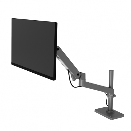 Ergotron LX Pro - Mounting kit (articulating arm) - modular - for LCD display - with tall pole - dark grey - screen size: up to 34" - desk-mountable - 1