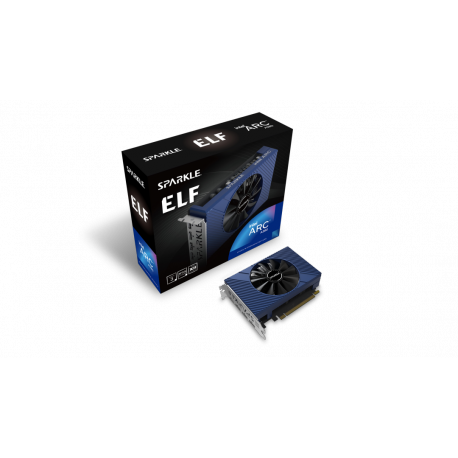 SPARKLE Intel Arc A380 Elf - Graphics card - Arc A380 - 6 GB GDDR6 - PCIe 4.0 x8 - 3 x DisplayPort, HDMI - 7