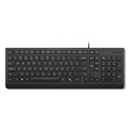 Lenovo Essential - Keyboard - USB - QWERTY - US English - black - brown box - 0