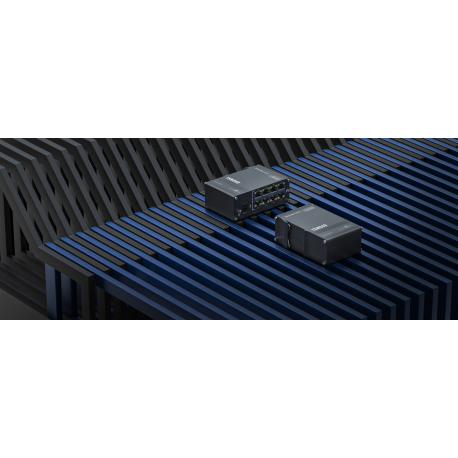 Teltonika TSW040 - Switch - Managed - 8 x 10 / 100 (PoE+) - DIN rail mountable - PoE+ (240 W) - 6