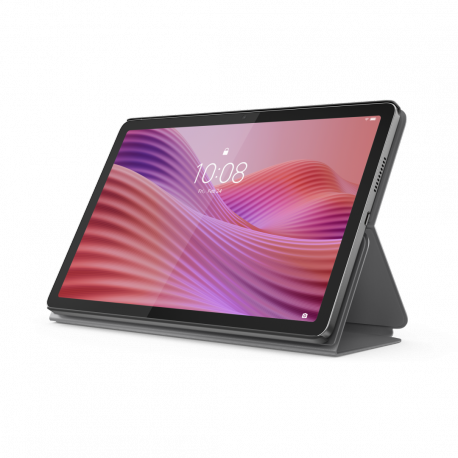 Lenovo Folio Case - Flip cover for tablet - polyurethane - luna grey - for Tab - 6