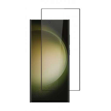 Screenor - Screen protector for mobile phone - full cover - glass - frame colour black - for Samsung Galaxy S25 Ultra - 0