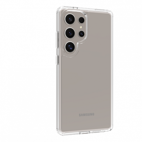 Screenor Bumper - Back cover for mobile phone - thermoplastic polyurethane (TPU), acrylic - transparent - for Samsung Galaxy S25 Ultra - 2