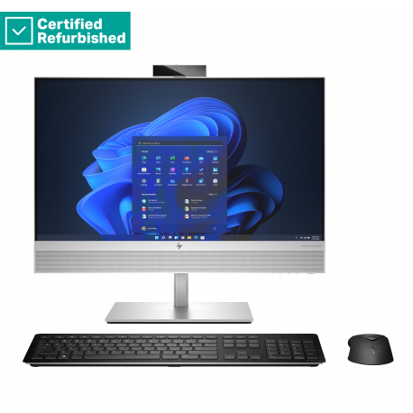 RENEW SILVER HP Elite 840 G9 AIO All-In-One 24 - i5-14500, 16GB, 512GB SSD, 23.8 FHD Non-Touch AG, FPR, Height Adjustable, Win 1 - 0