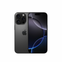 Apple iPhone 16 Pro - 5G smartphone - dual-SIM  /  Internal Memory 128 GB - OLED display - 6.3" - 2622 x 1206 pixels (120 Hz) - 3x rear cameras 48 MP, 48 MP, 12 MP - front camera 12 MP - black titanium