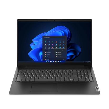 Lenovo V15 G4 AMN 82YU - 180-degree hinge design - AMD Ryzen 3 - 7320U / up to 4.1 GHz - Win 11 Home - Radeon 610M - 8 GB RAM - 256 GB SSD NVMe - 15.6" TN 1920 x 1080 (Full HD) - Wi-Fi 6, Bluetooth - business black - kbd: English - Europe - with 2 Years Lenovo Depot Support - 0
