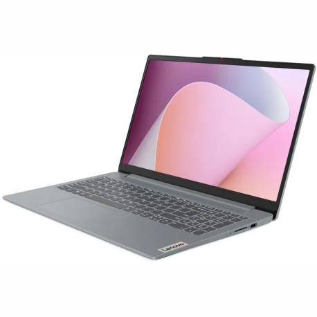 Lenovo IdeaPad Slim 3 15AMN8 82XQ - 180-degree hinge design - AMD Ryzen 3 - 7320U / up to 4.1 GHz - Win 11 Home - Radeon 610M - 16 GB RAM - 512 GB SSD NVMe - 15.6" TN 1920 x 1080 (Full HD) - Wi-Fi 6 - arctic grey - kbd: English - Europe - 4