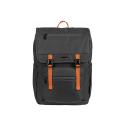 Natec Niala - Notebook carrying backpack - 15.6" - black, ginger orange