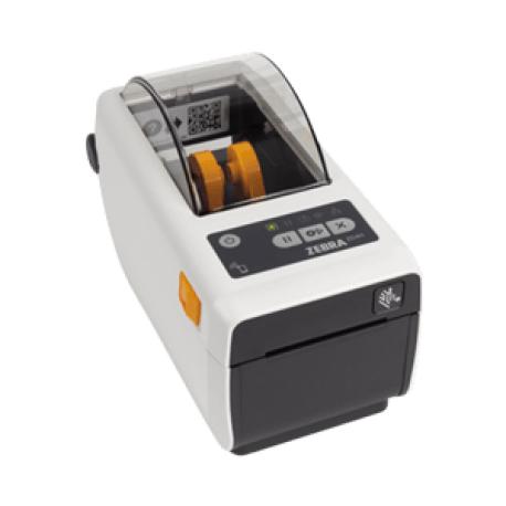 Zebra ZD411 - Healthcare - label printer - direct thermal - Roll (5.6 cm) - 203 dpi - up to 152 mm/sec - Wi-Fi(ax), USB 2.0, USB host, Bluetooth 5.3 - white - 0