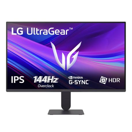 LG UltraGear 24G411A-B - G4 Series - LED monitor - gaming - 24" (23.8" viewable) - 1920 x 1080 Full HD (1080p) @ 120 Hz - IPS - 250 cd / m² - 1500:1 - HDR10 - 1 ms - HDMI, DisplayPort - 0