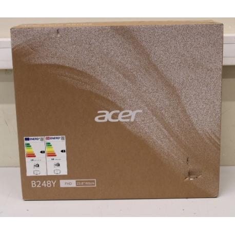 SALE OUT. Acer Vero B8 B248YEbemiqprcuzx 23.8" IPS 1920x1080/16:9/4ms/300/100M:1/DP,HDMI/Audio Out/Webcam/Black | Acer | Vero B8 - 1