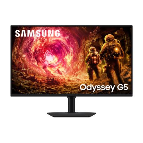 Samsung Odyssey G5 S32FG502EU - G50F Series - LED monitor - gaming - 32" - 2560 x 1440 QHD @ 180 Hz - Fast IPS - 300 cd/m² - 1000:1 - HDR10 - 1 ms - HDMI, DisplayPort - black - 0