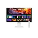 LG 32U850SA-W - LCD monitor - Smart - 32" (31.5" viewable) - 3840 x 2160 4K @ 60 Hz - IPS - 400 cd/m² - 1000:1 - HDR10 - 5 ms - 2xHDMI, 3xUSB-C - speakers - white