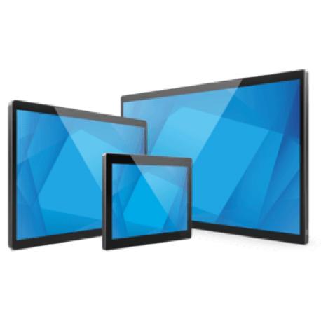Elo 0704LS - LED monitor - 7" - touchscreen - 1280 x 800 HD @ 60 Hz - 400 cd / m² - 800:1 - 35 ms - USB-C - speakers - dark grey - 0