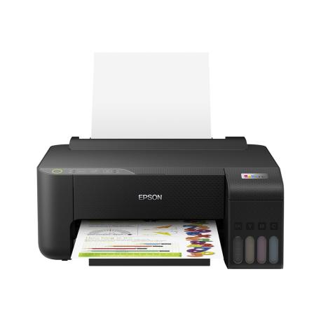 Epson EcoTank L1270 - Printer - colour - ink-jet - ITS - A4 - 5760 x 1440 dpi - up to 10 ppm (mono) / up to 5 ppm (colour) - capacity: 100 sheets - USB, Wi-Fi - black - 0