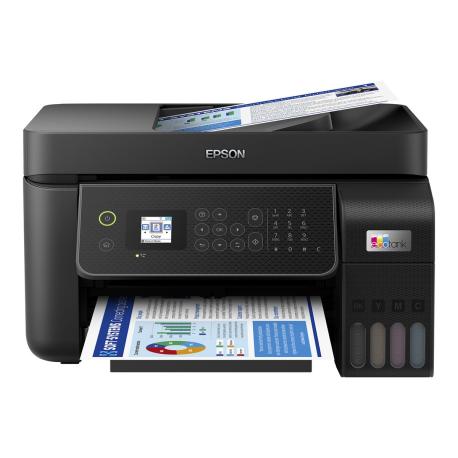 Epson EcoTank L5310 - Multifunction printer - colour - ink-jet - ITS - A4 / Legal (media) - up to 10 ppm (printing) - 100 sheets - 33.6 Kbps - Wi-Fi, USB, LAN - black - 0