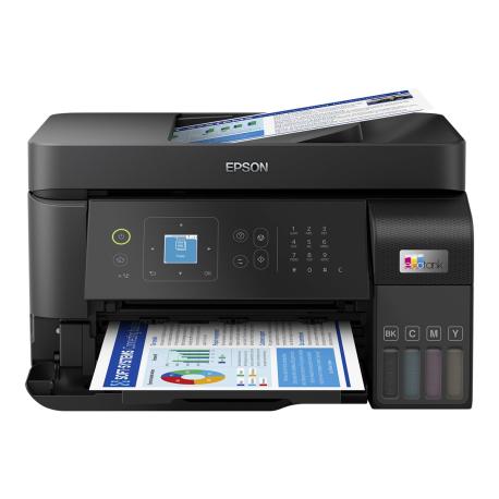 Epson EcoTank L5590 - Multifunction printer - colour - ink-jet - ITS - 216 x 297 mm (original) - A4 / Legal (media) - up to 15 ppm (printing) - 100 sheets - 33.6 Kbps - USB, LAN, Wi-Fi - 0