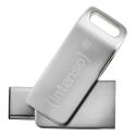 Intenso cMobile Line - USB flash drive - 64 GB - USB 3.0 / USB-C - silver