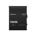Teltonika TSW200 - Switch - DIN rail mountable - PoE+ (240 W)