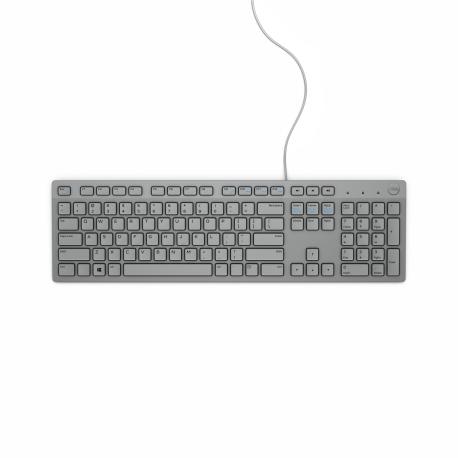 Dell KB216 - Keyboard - USB - QWERTY - US International - grey - 0