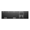 HP 725 - Keyboard - multi-device, rechargeable, powered by SuperCapacitor - full size - wireless - 2.4 GHz, Bluetooth - QWERTY - International English - nightfall black