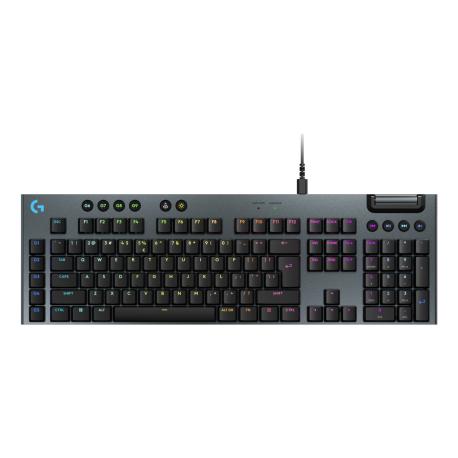 Logitech G G915 X - Keyboard - backlit - USB - QWERTY - US International - key switch: GL Tactile - black - 0