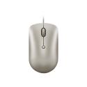Lenovo 540 - Mouse - compact - optical - 4 buttons - wired - sand - retail