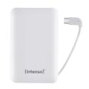 Intenso Powerbank XC10000 - Power bank - 10000 mAh - 3 A - 2 output connectors (USB, USB-C) - white