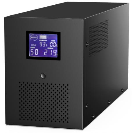 EnerGenie EG-UPS-036 - UPS - LCD display - AC 220 V - 1800 Watt - 3000 VA - 7 Ah - USB, RJ-45 - output connectors: 6 - black - 0