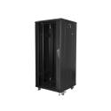 Lanberg | Rack cabinet 19" free-standing 27U/600x600 (flat pack) | FF01-6627-12B | Black