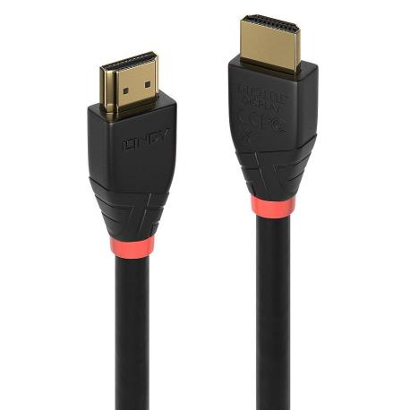 Lindy - HDMI cable - HDMI male to HDMI male - 20 m - shielded - black - round, 4K support, active - 0