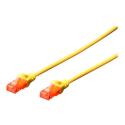 Digitus Patch cord | CAT 6 U-UTP | AWG 26/7 | Cable length: 2 m | Yellow