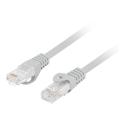 Lanberg - Patch cable - RJ-45 (M) to RJ-45 (M) - 1.5 m - 5.4 mm - UTP - CAT 6 - molded, snagless - grey - (qty per pack: 20)