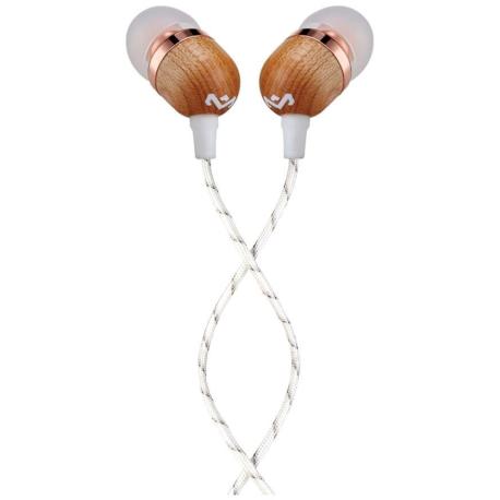 The House of Marley Smile Jamaica - Earphones with mic - in-ear - wired - 3.5 mm jack - noise isolating - cream - 0