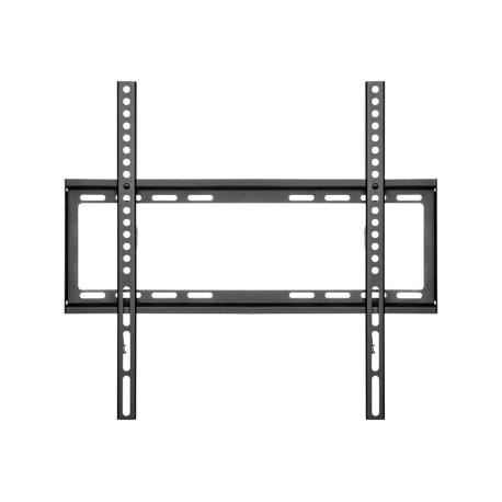 Goobay Basic - Mounting kit (fixed wall mount) - Large - for LCD display / curved LCD display - steel - black - screen size: 32"-55" - 0