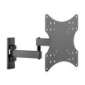Goobay Basic - Mounting kit (full motion wall mount) - small - for LCD / LED display - steel - black - screen size: 23"-42"