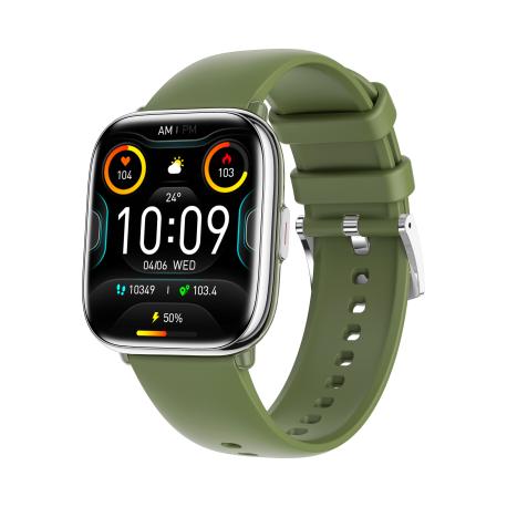 myPhone Watch Pastel | Smart watch | AMOLED | 1.75" | Waterproof | Silver Green - 0