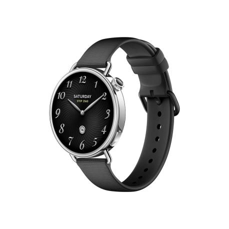 Xiaomi Watch S4 - 41 mm - smart watch with strap - fluororubber - wrist size: 120-190 mm - display 1.32" - Bluetooth, NFC - 32 g - black - 0