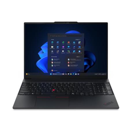 Lenovo ThinkPad E16 Gen 3 21ST - AI PC - 180-degree hinge design - AMD Ryzen 5 - 230 / up to 4.9 GHz - Win 11 Pro - Radeon 760M - 16 GB RAM - 512 GB SSD TCG Opal Encryption 2, NVMe - 16" IPS 1920 x 1200 - Gigabit Ethernet - Wi-Fi 6E, Bluetooth - black - kbd: English - with 3 Years Lenovo Courier/Carry-in, CO2 Offset 0.5 ton (2nd Gen) - 0