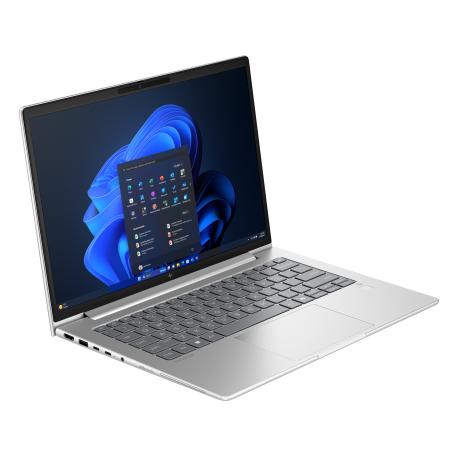 HP EliteBook 6 G1a Notebook Next Gen AI - AMD Ryzen AI 5 - 340 / up to 4.8 GHz - Win 11 Pro - Radeon 840M - 16 GB RAM - 512 GB SSD NVMe - 14" IPS 1920 x 1200 - Ethernet - Wi-Fi 7, Bluetooth - pike silver aluminium - kbd: Intl English - with HP Carbon Neutral Computing Services - To the Door with Usage Service for Notebooks - 0
