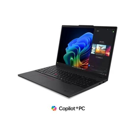 Lenovo ThinkPad T16 Gen 4 21QN - 180-degree hinge design - AMD Ryzen AI 7 PRO - 350 / up to 5 GHz - Win 11 Pro - Radeon 860M - 32 GB RAM - 1 TB SSD TCG Opal Encryption 2, NVMe, Performance - 16" IPS 1920 x 1200 - Gigabit Ethernet - Wi-Fi 7, Bluetooth - 5G upgradable - black - kbd: English - with 3 Years Lenovo Premier Support, CO2 Offset 0.5 ton (2nd Gen) - 0