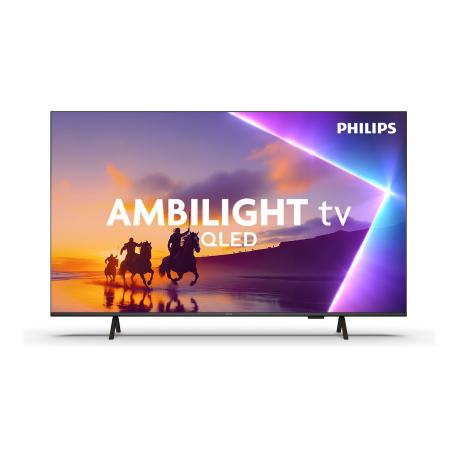 Philips 55PUS8450 - 55" Diagonal Class LED-backlit LCD TV - QLED - Smart TV - TITAN OS - 4K UHD (2160p) 3840 x 2160 - HDR - black - 0