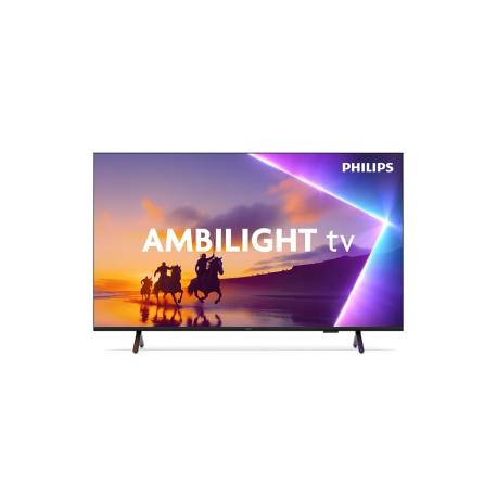 Philips 50PUS8510 - 50" Diagonal Class LED-backlit LCD TV - QLED - Smart TV - TITAN OS - 4K UHD (2160p) 3840 x 2160 - HDR - matte black - 0